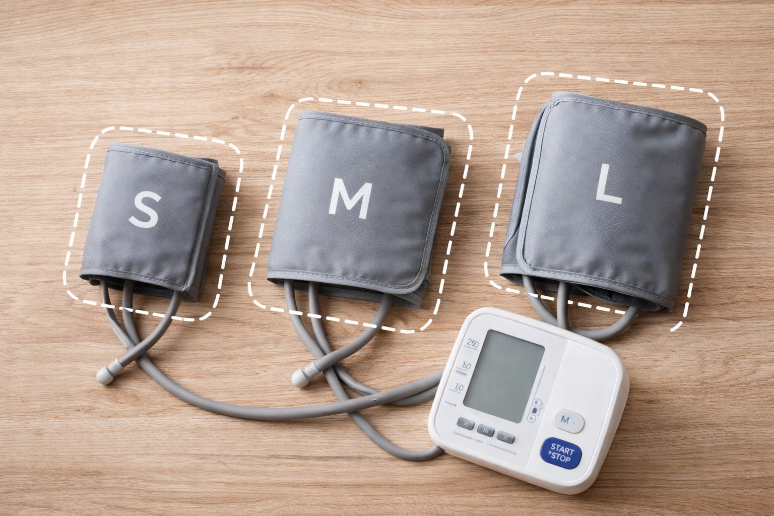 Dobór rozmiaru mankietu do ciśnieniomierza – S, M i L