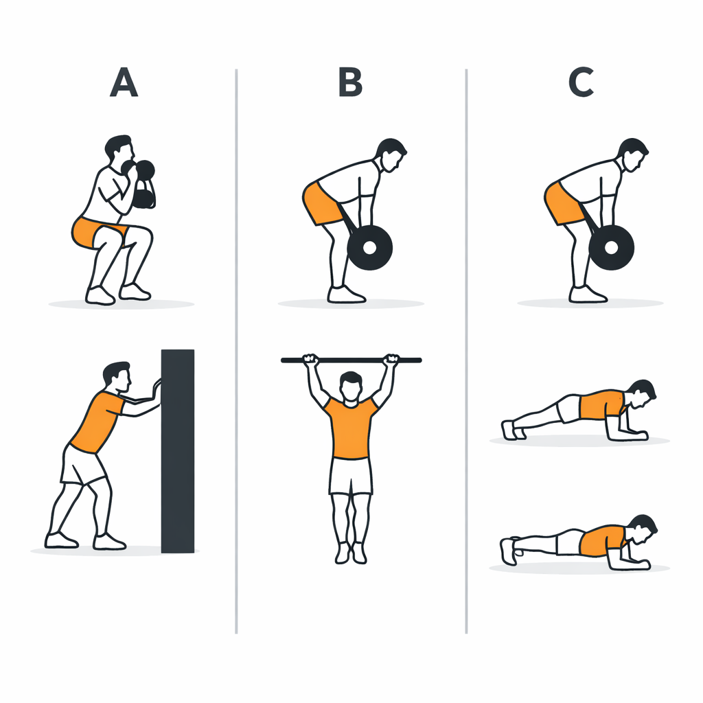 Trzy wzorce ruchu i core jako baza planu