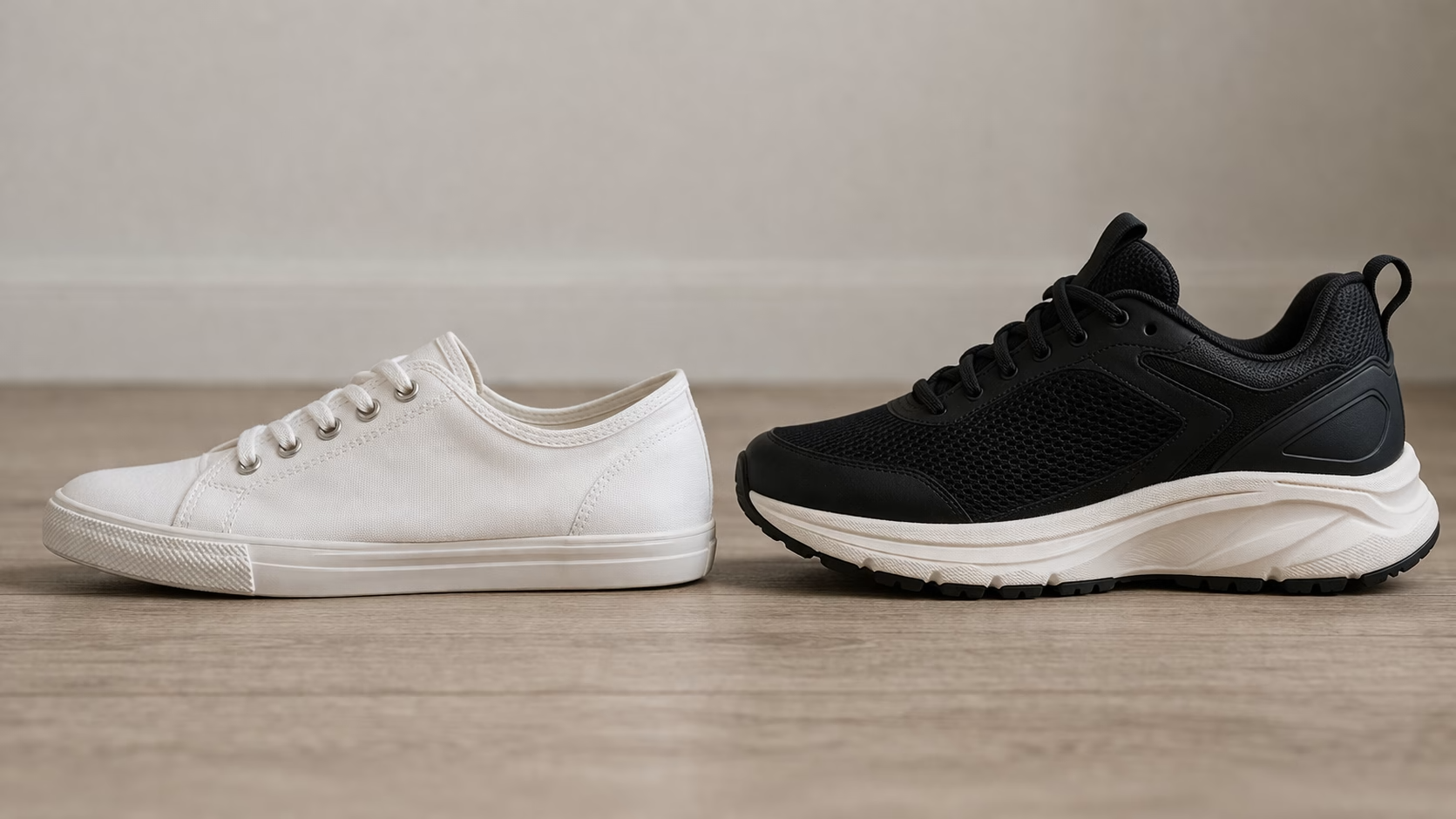 trampki i buty z amortyzacją dla codziennego chodzenia