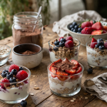 Sześć prostych deserów z owocami i jogurtem