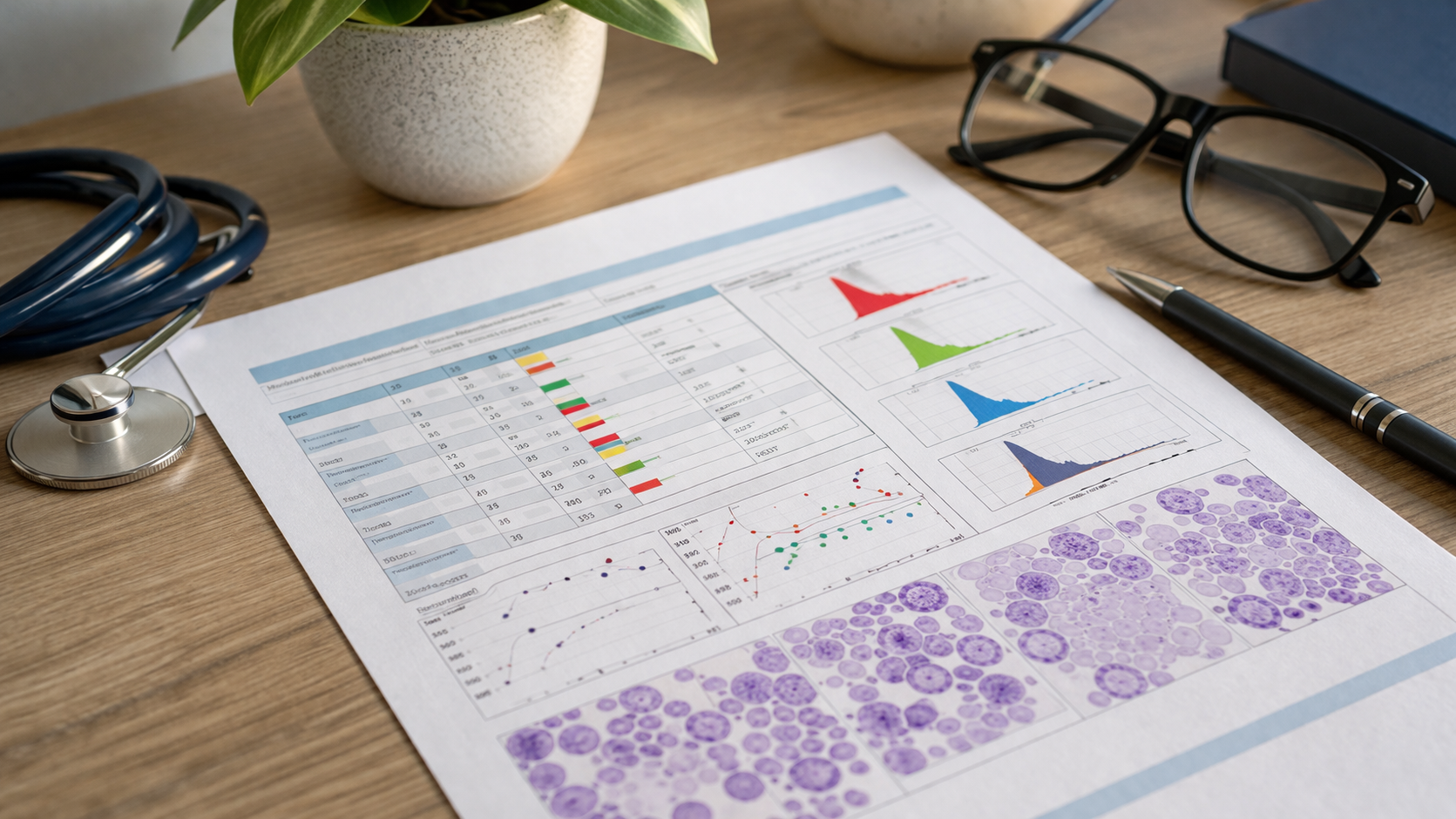 Wyniki morfologii i lipidogramu oglądane spokojnie krok po kroku